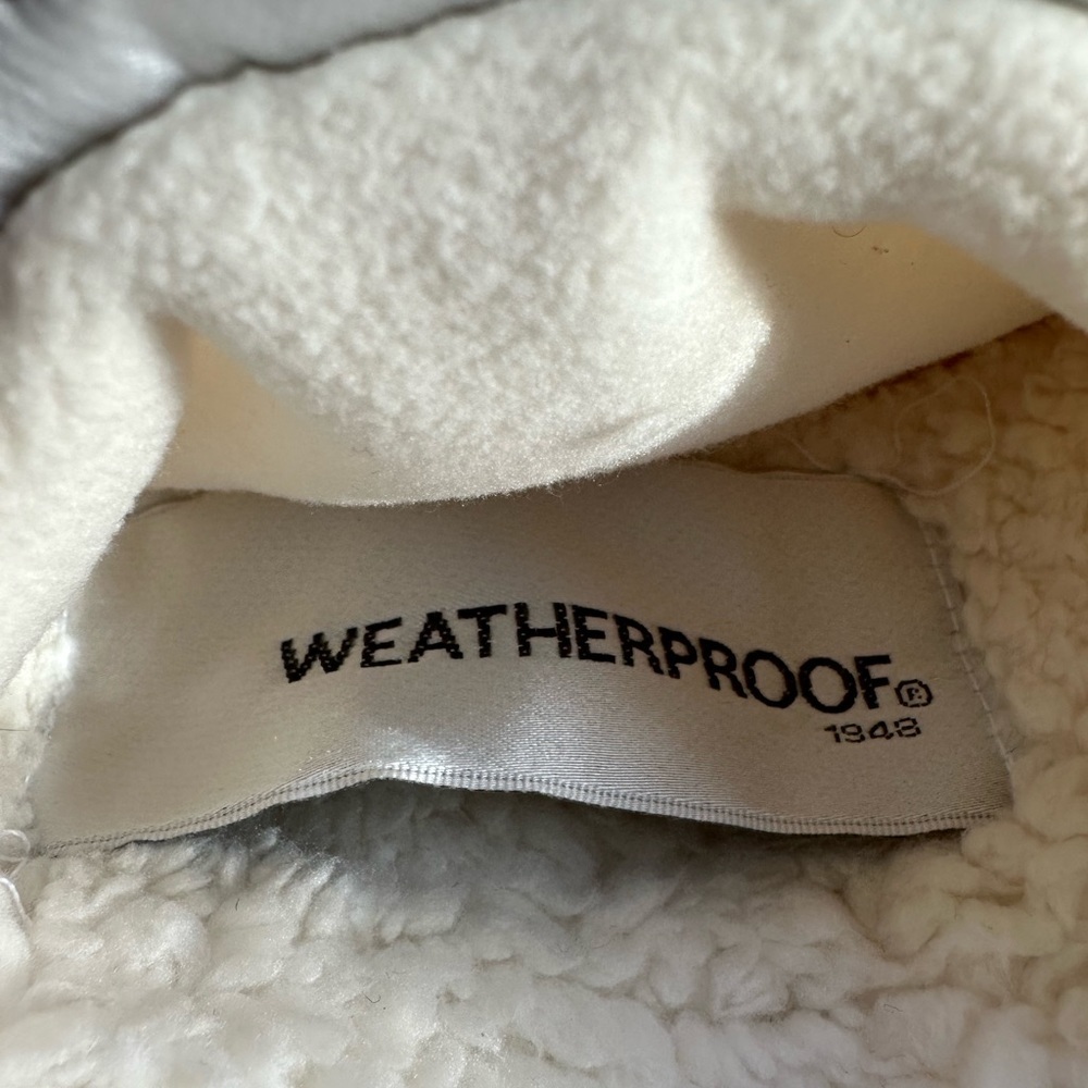 Weatherproof Reversible Plush Fleece Jacket Cream Full Zip Size Small - Picture 11 of 13
